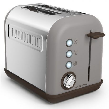 MORPHY RICHARDS Toaster Gris - Accents Pop - M222005EE