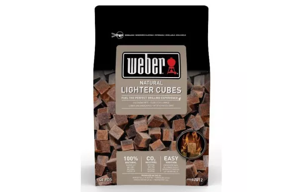  WEBER Boîte de 48 cubes allume-feux bruns avis moins cher