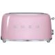 SMEG Toaster 4 tranches Rose - Années 50 - TSF02PKEU