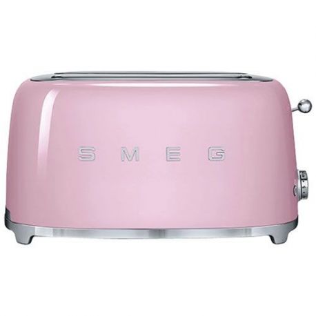 SMEG Toaster 4 tranches Rose - Années 50 - TSF02PKEU