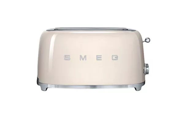 SMEG Toaster 4 tranches Crème Années 50 - TSF02CREU