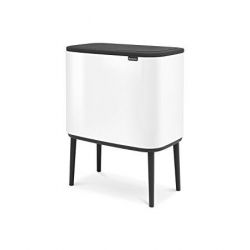 BRABANTIA POUBELLE BO TOUCH BIN 11+23L BLANC