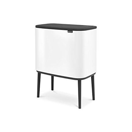 BRABANTIA POUBELLE BO TOUCH BIN 11+23L BLANC