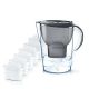 BRITA CARAFE MARELLA  4 MOIS MAXTRA+ GRAPHITE