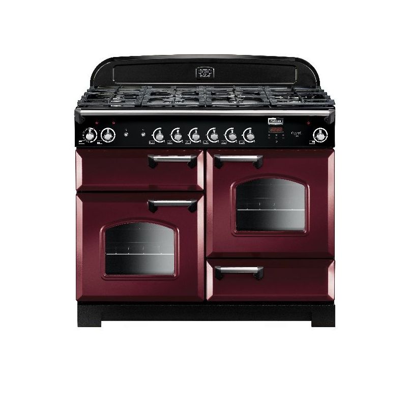 FALCON CLA110DFCYC piano de cuisson rouge airelle