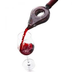 VACUVIN Aérateur à vin Noir & Transparent - Wine Aerator
