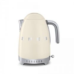 SMEG Bouilloire 1,7 L Années 50 Crème avec température réglable  