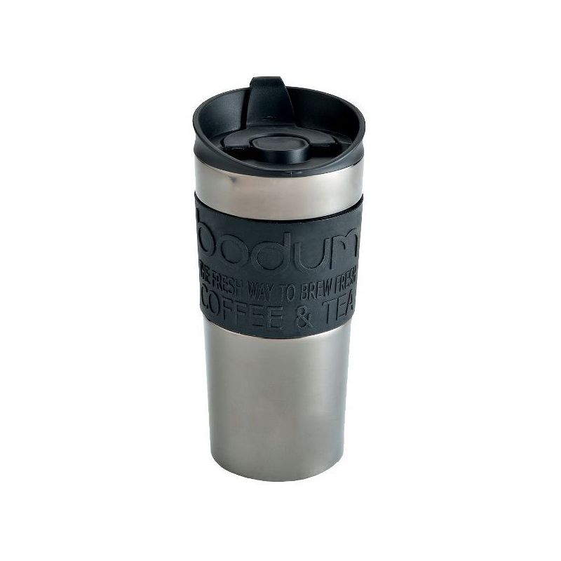 BODUM Mug 0.35 L double paroi Inox Finition Gris Metal - Travel Mug