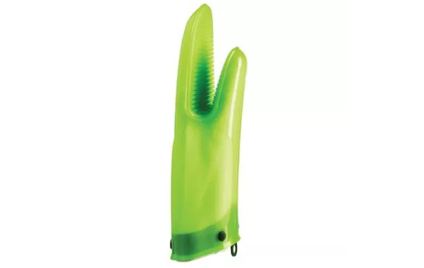 MASTRAD Gant de cuisine silicone & coton Vert