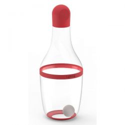 LEKUE Shaker à vinaigrette Rouge - Essentials SMART SOLUTIONS 