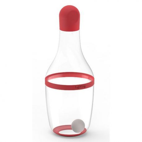 LEKUE Shaker à vinaigrette Rouge - Essentials SMART SOLUTIONS 