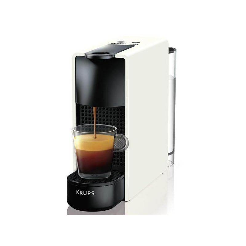 KRUPS Cafetiere Blanche Nespresso Essenza Mini YY2912FD