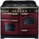 piano de cuisson FALCON classic deluxe 110 rouge airelle/laiton - CDL110DFCYB.EU