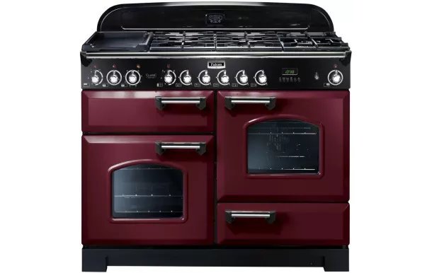 Cuisinière FALCON Classic Deluxe 110 Rouge Airelle /Chrome CDL110DFCY/C-EU