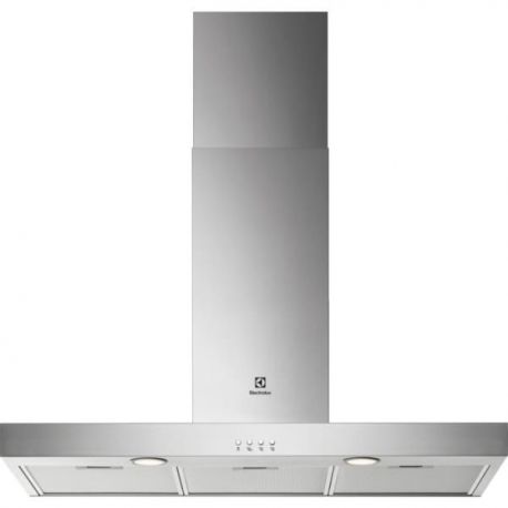 ELECTROLUX Hotte décorative murale 90 cm inox 600 M3/h - LFT419X