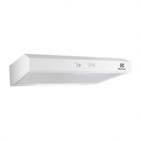 ELECTROLUX Hotte visière 60 cm 272 m3/h blanche - EFU216W