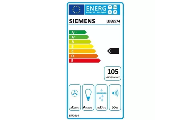 SIEMENS Groupe filtrant 90 cm inox 730 m3/h LB88574