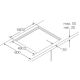 SAMSUNG Table induction 4 zones NZ64N7777GK