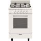 GLEM Cuisinière 4 feux gaz largeur 53 cm GA551GWH