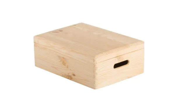 ASTIGARRAGA Caisse de rangement en pin massif 40x30x14cm