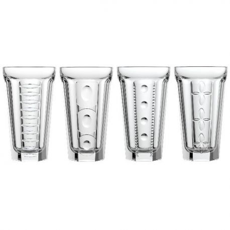 LA ROCHERE Coffret de 4 verres Long Drink 35 cl - Saga