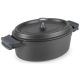 LACOR Cocotte ovale 31 cm Noir - Fundicion