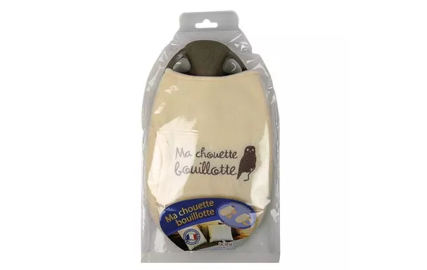 LAGUELLE Bouillotte chouette avec housse polaire
