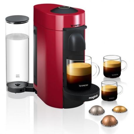 MAGIMIX Cafetière Nespresso Vertuo Plus Rouge - 11389