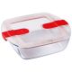 PYREX Plat carré 20 x 17 x 6 cm - Cook & Heat 