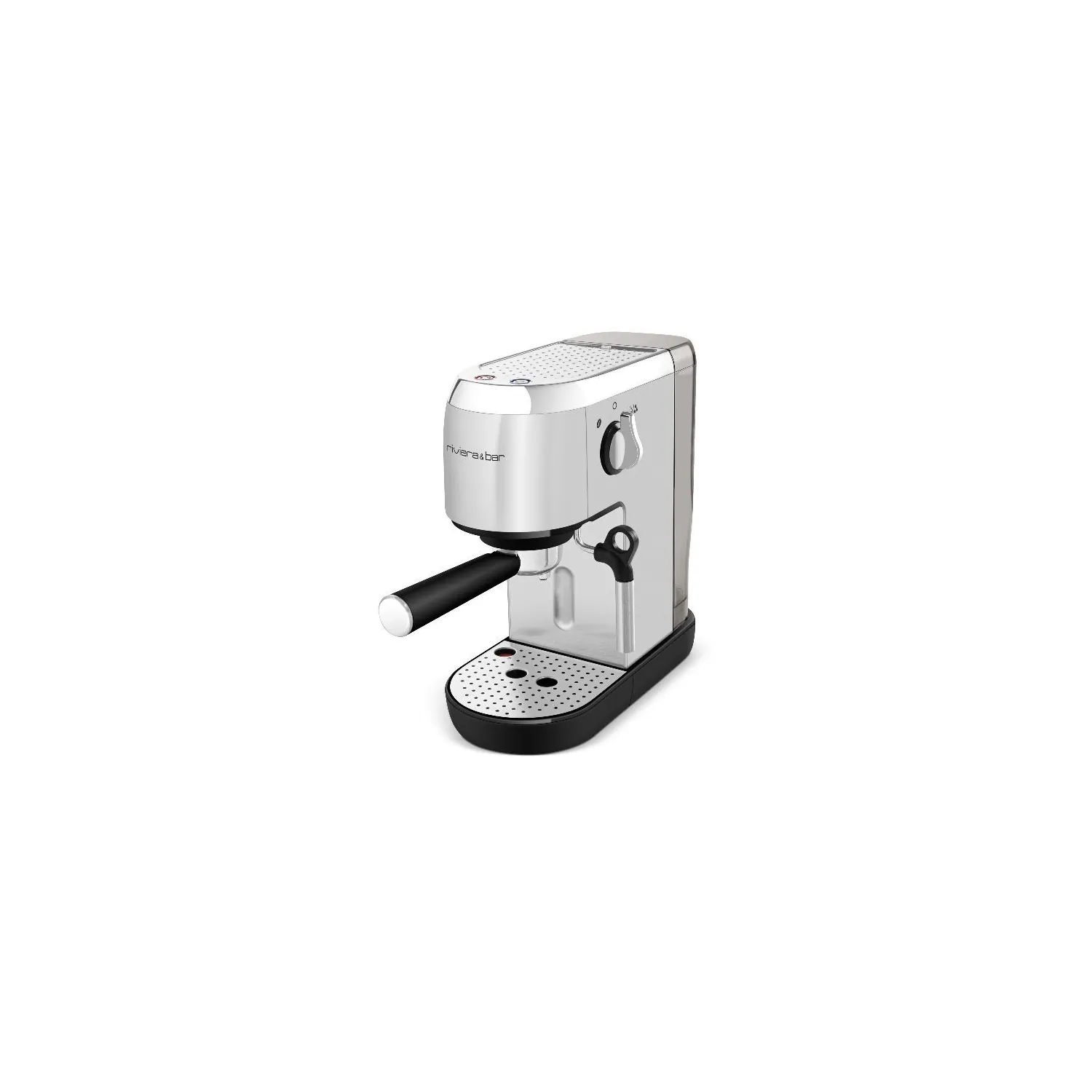 RIVIERA & BAR Cafetière Expresso compacte Inox BCE350