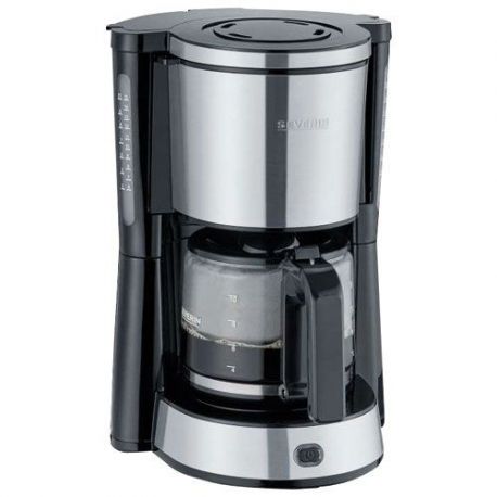 SEVERIN Cafetière filtre 10 tasses Inox & Noire - Type - 4822