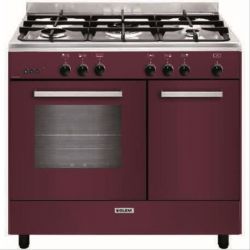 cuisiniere butanette 90 cm rouge GLEM GA960PCGBR