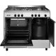 GLEM Cuisinière grande largeur butanette GA960PCGIX