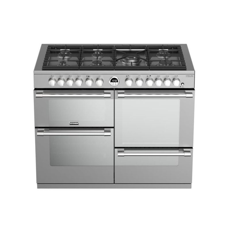 STOVES Piano de cuisson STERLING DELUXE 110 mixte Inox - PSTERDX110DFSS