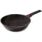 BAUMALU Poêle wok 28 cm - Granit Pro tajines poele paella fondue woks sushis pizza couscoussier BAUMALU Poêle wok 28 cm - Granit Pro tajines poele paella fondue woks sushis pizza couscoussier