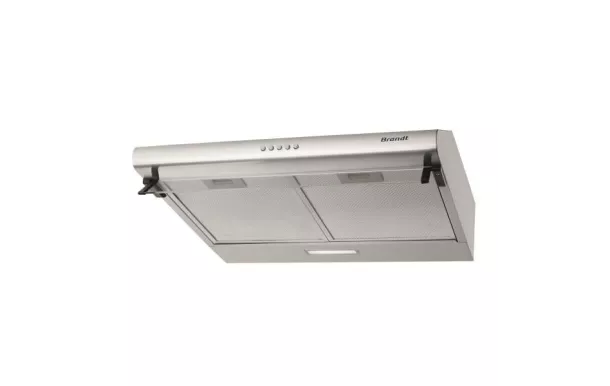 BRANDT Hotte visière 60 cm inox 321m3/h BHC9602X
