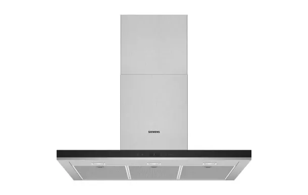 SIEMENS Hotte décorative 90 cm inox et verre 718 m3/h - LC97BHP50