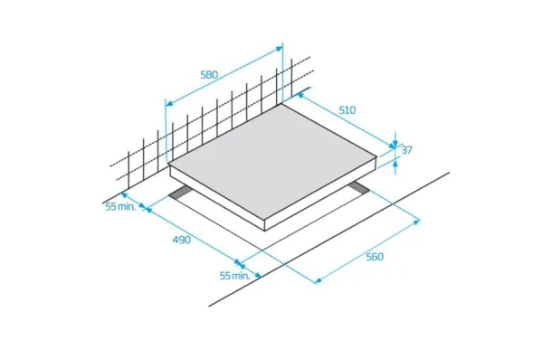 achat table de cuisson BEKO HIC63402T avis pas cher 