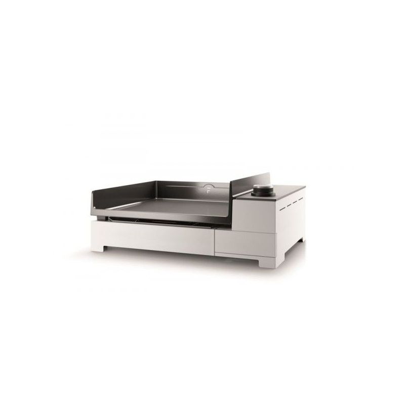 FORGE ADOUR Plancha Gaz Premium 45 Chassis acier blanc