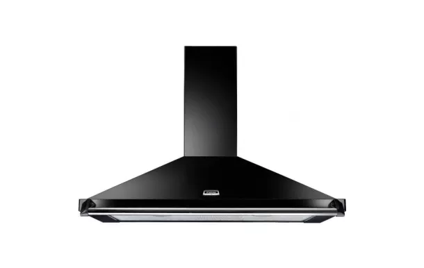 hotte decorative Hotte FALCON 100 cm noire - FALHDC100BC  murale noire inox pas cher