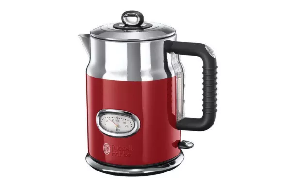 RUSSELL HOBBS Bouilloire 1,7 L Rétro rouge