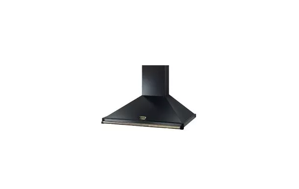 hotte decorative Hotte FALCON Classic 90 Noir/Chrome - FALHDC90BC/-EU  murale noire inox pas cher