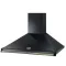 hotte decorative Hotte FALCON Classic 90 Noir/Chrome - FALHDC90BC/-EU  murale noire inox pas cher