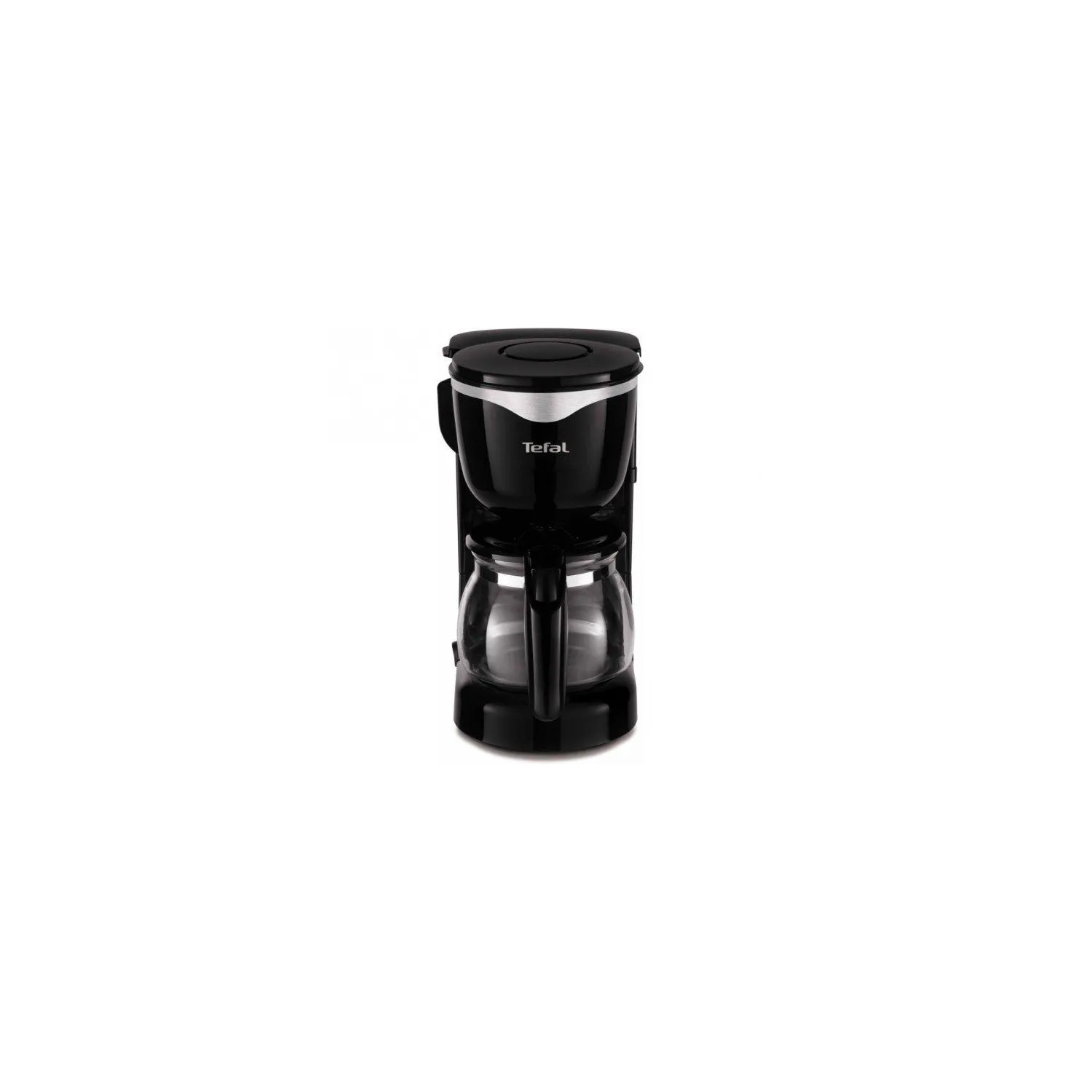 TEFAL Cafetière 6 tasses noir/inox
