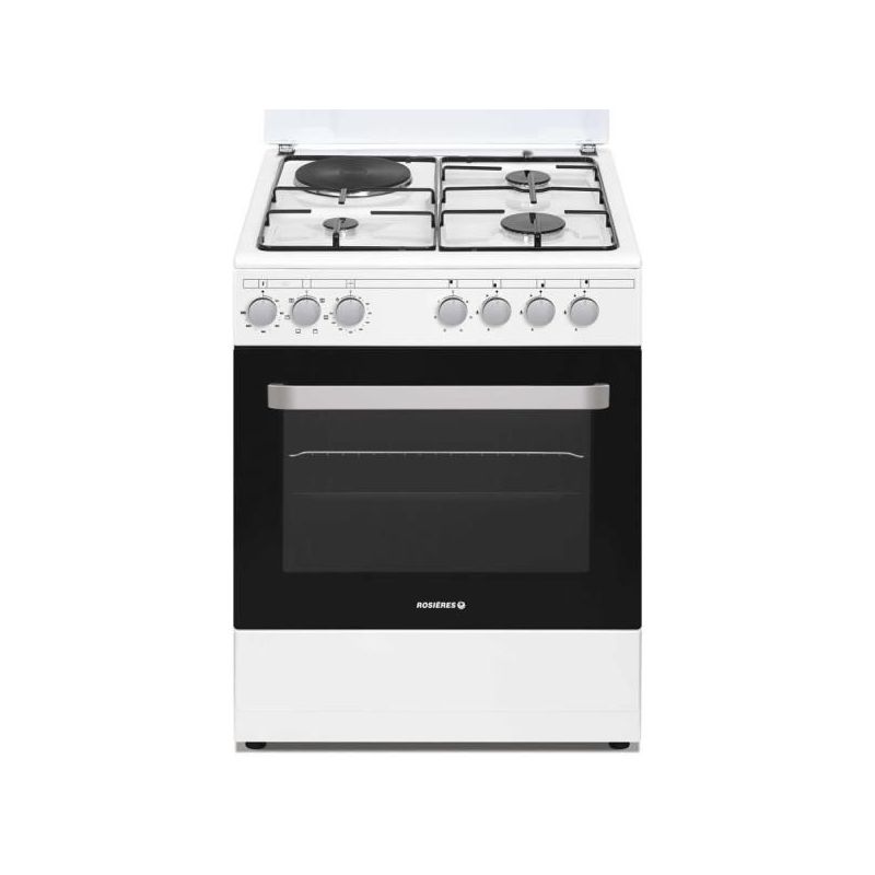 ROSIERES Cuisinière mixte four catalyse RME660CMW/E