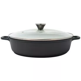  BAUMALU Mijoteuse basse 36 cm / 6.5 L casserole serie de casseroles inox pas cher avis