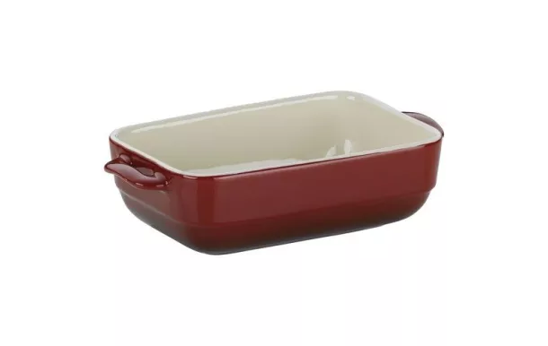 KELA PLAT CERAMIQUE ROUGE MALIN 32X19X6.5CM
