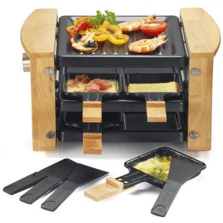 KITCHENCHEF Raclette Grill 4 personnes - KCWOOD4RP