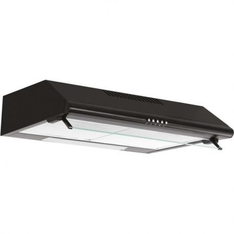 GLEM hotte visière 60 cm 250 m3/h noire - GHC625BK