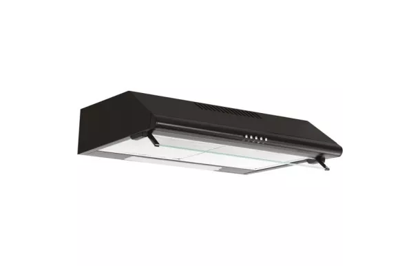 GLEM hotte visière 60 cm 250 m3/h noire - GHC625BK